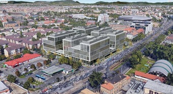 Óriási lendületben az Aréna Business Campus kivitelezése és bérbeadása