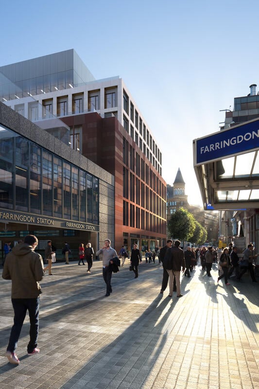 A Farringdon West Crossrail állomáshoz kapcsolódó fejlesztés megvásárlásával öt projektre bővül a HB Reavis londoni portfóliója